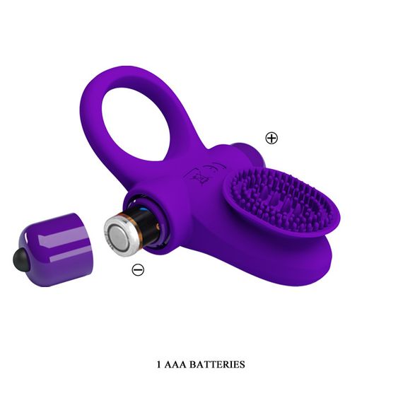 Ерекційне кільце - Pretty Love Vibrant Penis Ring II Purple sexstyle | Зображення 1