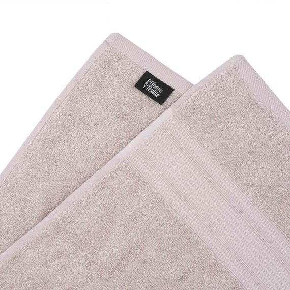 Рушник банний махровий Ardesto SuperSoft ART2270NSP 70х140 см холодно бежевий | Зображення 4