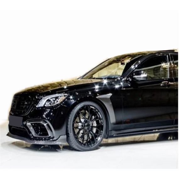Накладки на передні крила (для 2018-2021, Карбон) для Mercedes S-сlass W222 рр | Зображення 2