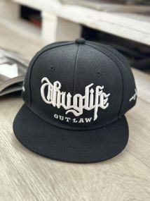 Кепка снепбек (Snapback) Thug Life  Чорний 56-61р (9001)