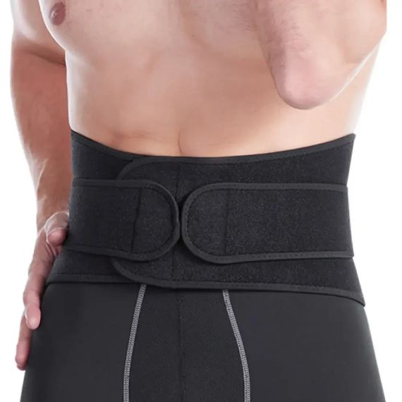Пояс для спини при фізичних навантаженнях на липучках / Пояс на поперек / Ортопедичний пояс для попереку | Зображення 1