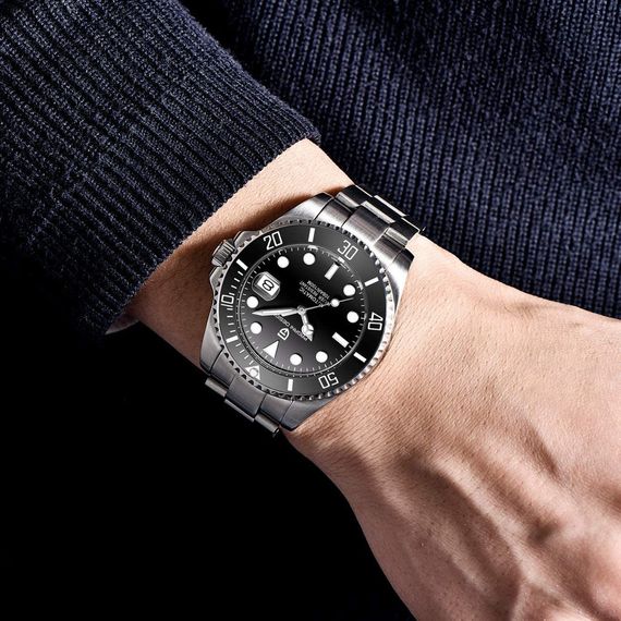 Годинник P2agani Design PD-1639 Silver-Black | Зображення 3