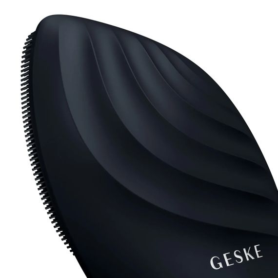 Електронна ультразвукова щітка для обличчя GESKE Sonic Facial Brush 5в1 gray, Чорний | Зображення 4