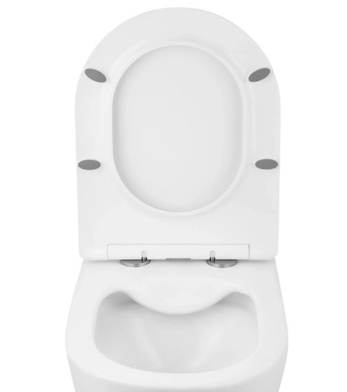 Унітаз підвісний безобідковий Kroner Harz WHI523632 RIMLESS з сидінням (KH523632WHIR) (CV032969) | Зображення 9