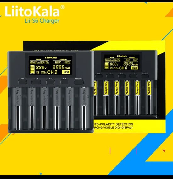 Универсальное зарядное устройство LiitoKala Lii-S6 | Зображення 4