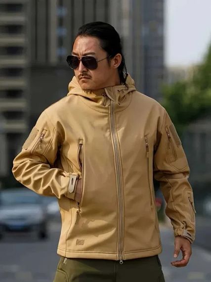 Мужская тактическая куртка Softshell Extreme Defense - водостойкая и ветрозащитная с утеплением | Зображення 3