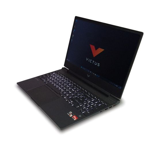 Игровой ноутбук Б-класс HP Victus Gaming 15-fb / 15.6" (1920x1080) IPS / AMD Ryzen 5 5600H (6 (12) ядра по 3.3 - 4.2 GHz) / 16 GB DDR4 / 512 GB SSD NVMe / AMD Radeon RX 6500M, 4 GB GDDR6, 64-bit / WebCam б/у | Зображення 4