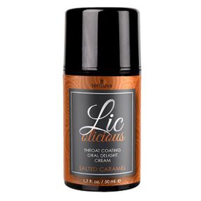Гель для минета Sensuva Lic-o-licious Salted Caramel (50 мл), маслянистый, без сахара sexstyle