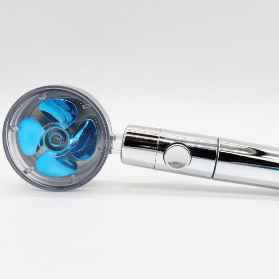 Душова насадка турболейка з турбонаддувом 360 градусів, колір Рандом / Водозберігаюча насадка на душ / Лійка насадка для душу з | Зображення 6