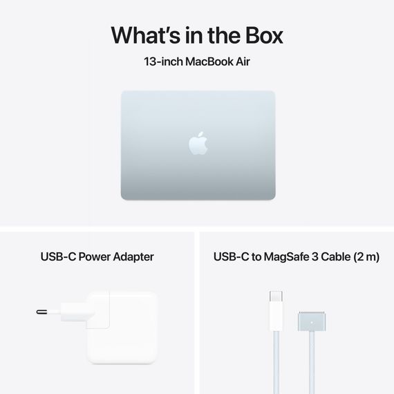 Ноутбук Apple MacBook Air 13 M4 A3240 Sky Blue (MC6T4UA/A) | Зображення 9