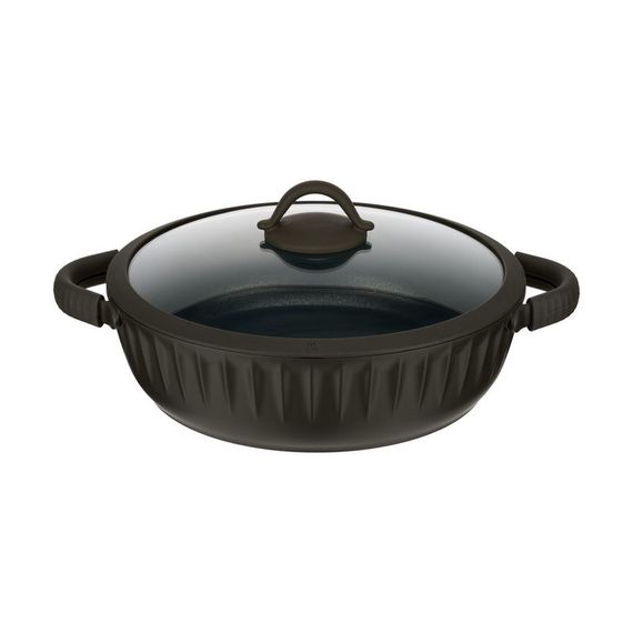 Сотейник з кришкою, RESTO 94006, 2 ручки, 28 см | Зображення 1