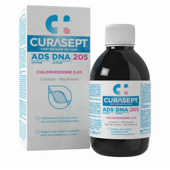 Ополіскувач CURASEPT ADS DNA 205 з хлоргексидином 0,05%