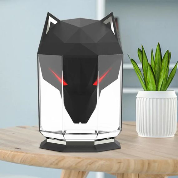 Білий Зволожувач повітря портативний  WOLF Air Humidifier, аромадифузор електричний з резервуаром для ефірної олії, | Зображення 1