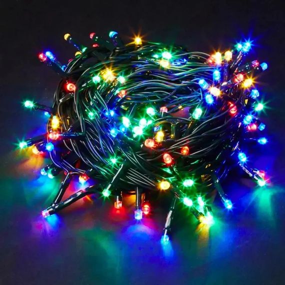 Гірлянда 40 м Нитка на зеленому проводі 600 LED Різнобарвний XPRO (234561701_788)