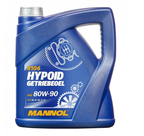 Трансмісійна олива Mannol Hypoid Getriebeoil 80w90 4л GL-4/GL-5
