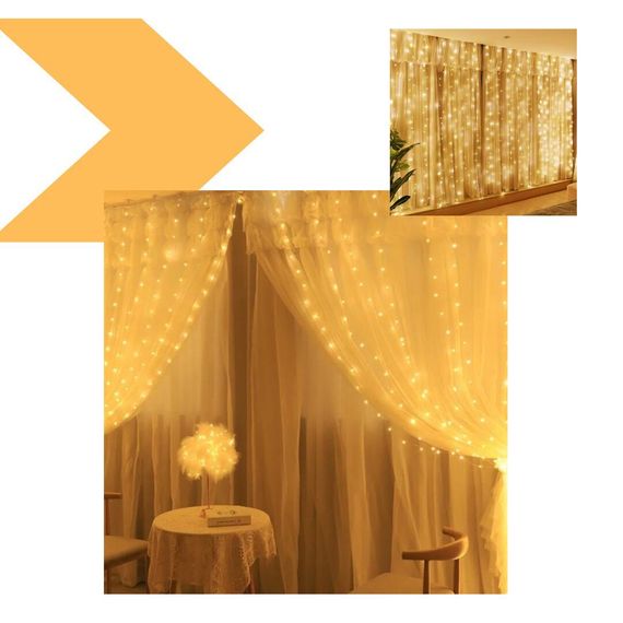 Гірлянда-штора теплий білий 240 LED XPRO 3MX3M (46834-_293) | Зображення 1