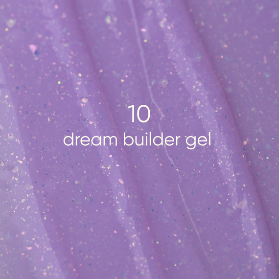 Гель для нарастания ногтей Valeri Dream Builder Gel №10 (лавандовый) 15мл