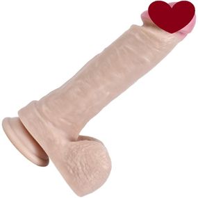 Фаллоимитатор Wolf King Lifelike Rubber Dildo на присоске телесный Sex Aura