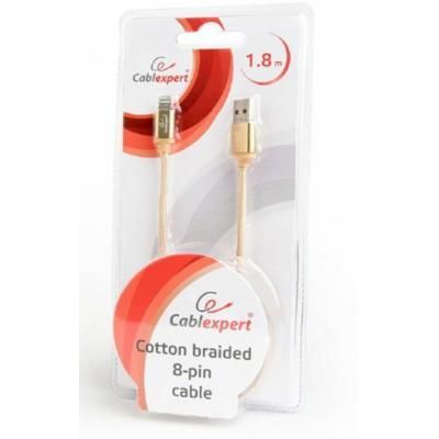 Дата кабель USB 2.0 AM to Lightning 1.8m Cablexpert (CCB-mUSB2B-AMLM-6-G) | Зображення 2