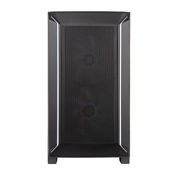 Корпус SilverStone Fara FA312Z-BG без БП 2xUSB3.0 2x140мм ARGB VGA 365мм LCS ready TG Side Panel mATX чёрный SST-FA312Z-BG | Зображення 5