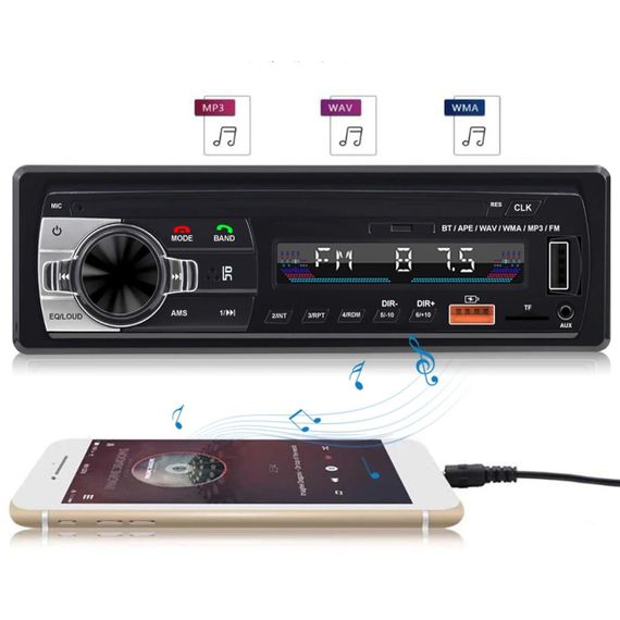 Автомагнітола з Bluetooth та пультом управління, JSD-520 / Потужна магнітола з USB в машину | Зображення 3