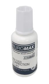Коректор з пензликом BM.1003 Buromax 20мл, спиртова основа (4823078928030)