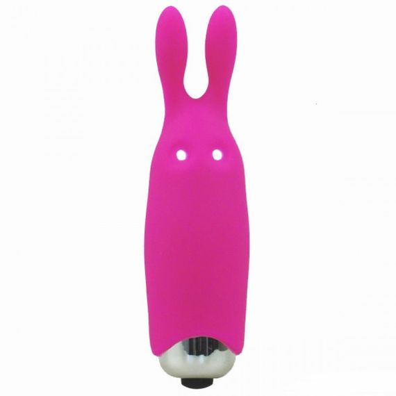 Минивибратор-пуля ,,Кролик,, Adrien Lastic силиконовый, розовый sexstyle