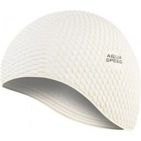 Шапка для плавания "Bombastic" Aqua Speed 104-5 белый, OSFM