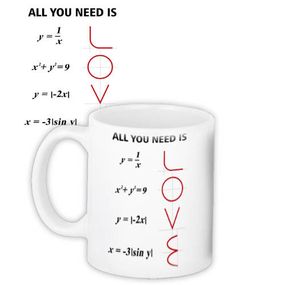 Чашка з принтом All you need is love 330 мл (KR_19L040)