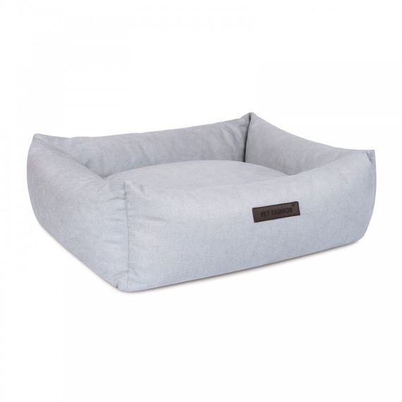 Лежак для собак Pet Fashion Bond 78 см х 60 см х 20 см, сірий
