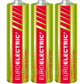 Батарейки лужні Euroelectric AAA 3 шт.