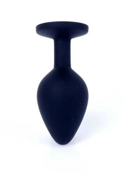 Анальна пробка - Jewellery Silicone Black Plug M Pink Sex Aura | Зображення 5