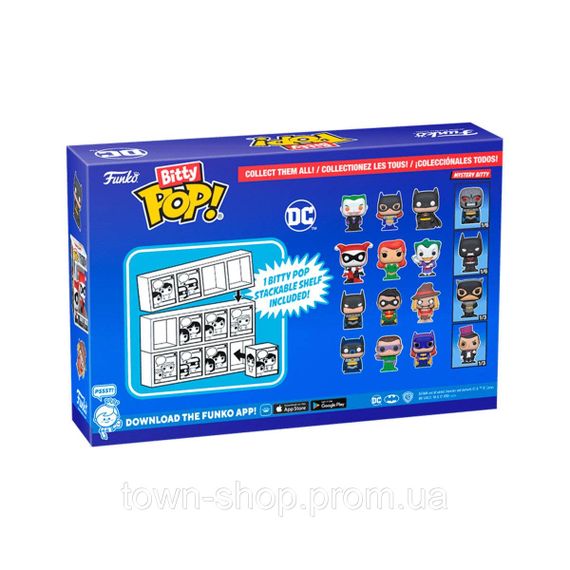 Набор игровых фигурок Bitty Pop! серии DC (4 фигурки асс.) | Зображення 1