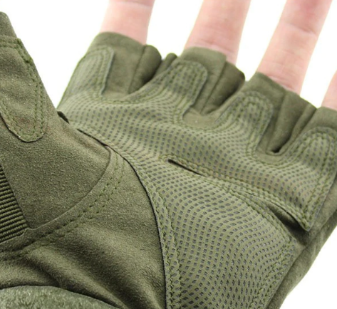 Перчатки тактические Primo Military беспалые, размер L - Army Green | Зображення 4