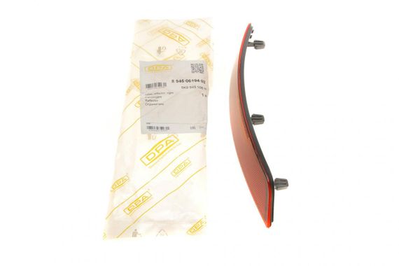 Отражатель бампера заднего VW Golf VI 2.0 GTi 09-12 R  89450619402 | Зображення 1