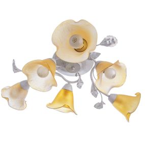 Люстра потолочная флористика E14 60W WH (LK-203S/6)