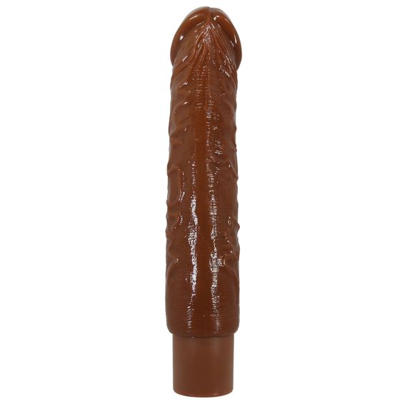 Перезаряжаемый вибратор реалистик Pretty Love - Rufus Realistic Vibrating Dildo Brown, BW-500082-1 Sex Aura | Зображення 4
