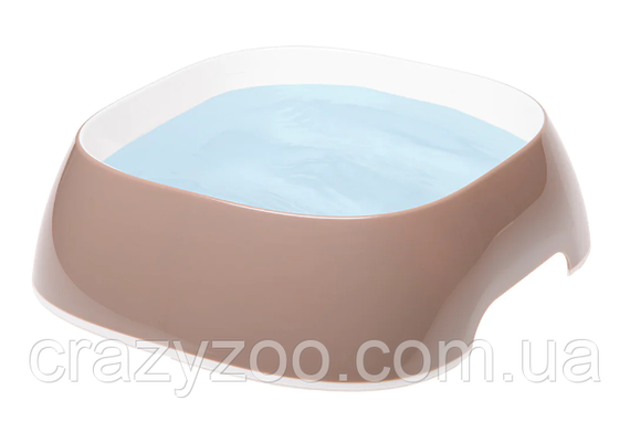 Миска для собак Ferplast Glam Large пластикова сіра 23.5x22.5x7 см 1.2 л 71218021 | Зображення 1