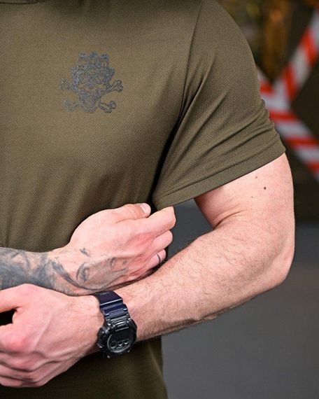 Тактична потоотводна футболка Трон oliva ПП7631 | Зображення 3