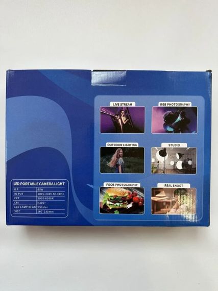Світлодіодна панель Camera light RL-900 лампа для відео та фото 3000k-6500k з пультом ДК | Зображення 6