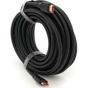 Кабель мультимедийный HDMI M to HDMI M 10.0m V2.0 4K UHD black VEGGIEG (YT-HDMI(M)/(M)HA-10/19716)