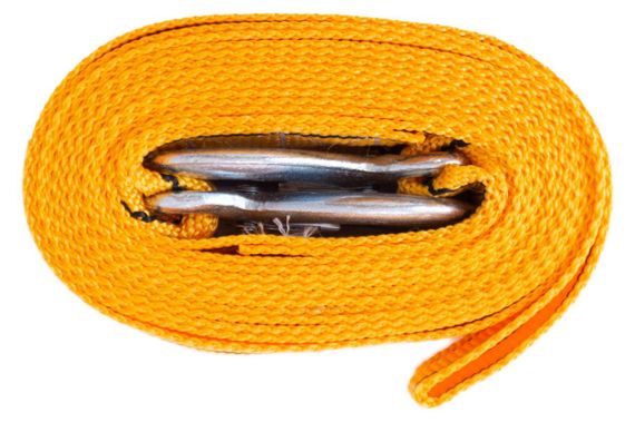 Трос буксировочный 4.5м*50мм 3т (крюки) (сумка) СИЛА | Зображення 1