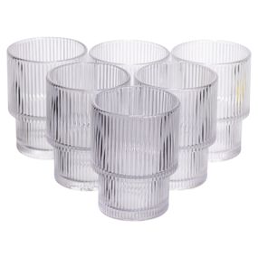 Набір скляних стаканів 6 (шт) 200 (мл) з товстого скла Yiwu HP-19-178-4