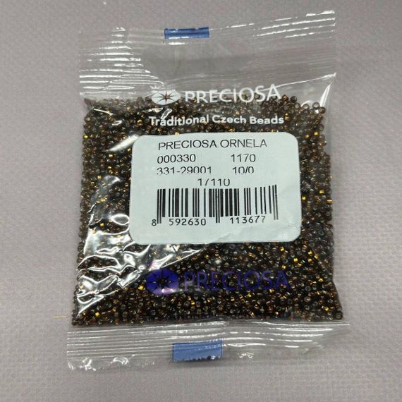 Бісер чеський Preciosa 10/0, колір 17110 - 50 г | Зображення 1