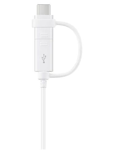 Кабель Samsung USB Combo Type-C &amp; Micro USB, 1.5m White (EP-DG930DWEGRU) | Зображення 1
