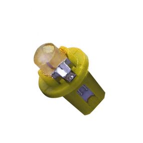 Автолампа Terra T5 B8.5D, макс.диаметр 12мм, COB, желтый, 12В