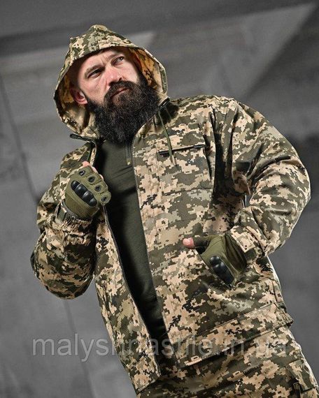 Весенний тактический костюм 3в1 HELISTRONG пиксель ДЛ6296 | Зображення 4