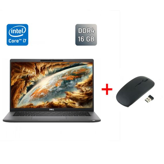 Ультрабук Dell Latitude 7420 / 14" (1920x1080) IPS / Intel Core i7-1185G7 (4 (8) ядра по 3.0 - 4.8 GHz) / 16 GB DDR4 / 256 GB SSD / Intel Iris Xe Graphics / WebCam / HDMI / Windows 10 б/в + Подарунок Бездротова миша / USB