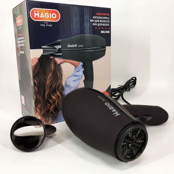 Фен для дому MAGIO MG-550 Електричний фен для сушіння волосся WI-402 Фен сушіння | Зображення 3