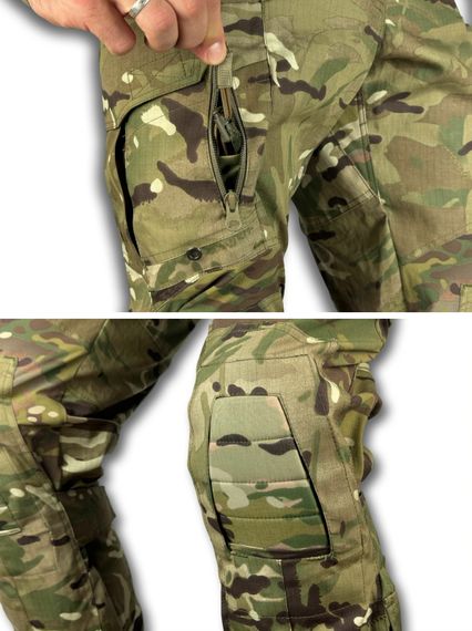 Тактичні штани Raptor «FLEX» з наколінниками та еластичними вставками Мультикам 52/5 | Зображення 5